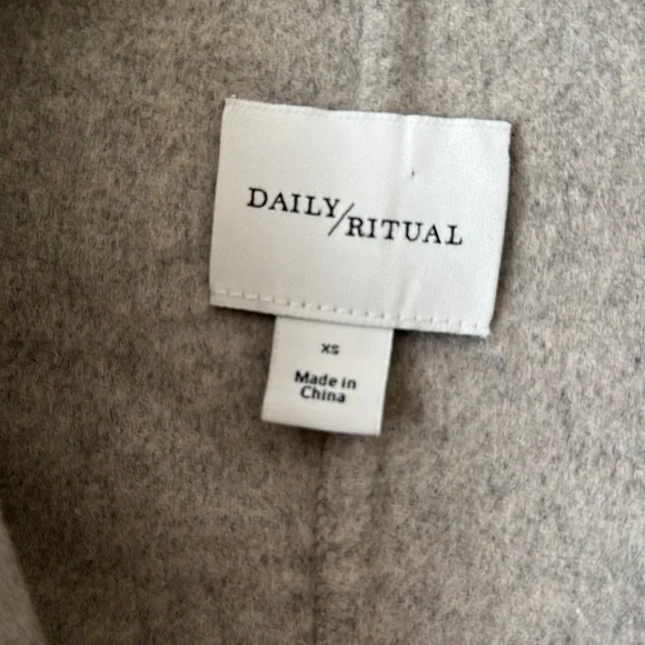 Daily Ritual double face coat - Picture 2 of 5